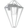 Stellar Large Outdoor Sconce - Steel Finish - Clear Glass