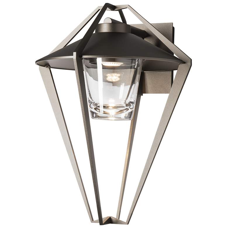 Image 1 Stellar Small Outdoor Sconce - Bronze Finish - Clear Glass
