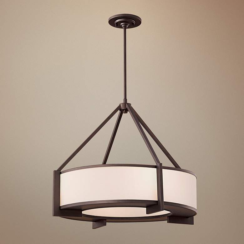 Image 1 Stelle 25 inch Wide Oil-Rubbed Bronze Pendant Light