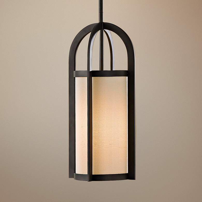 Image 1 Stelle 7 1/4" Wide Oil-Rubbed Bronze Mini Pendant