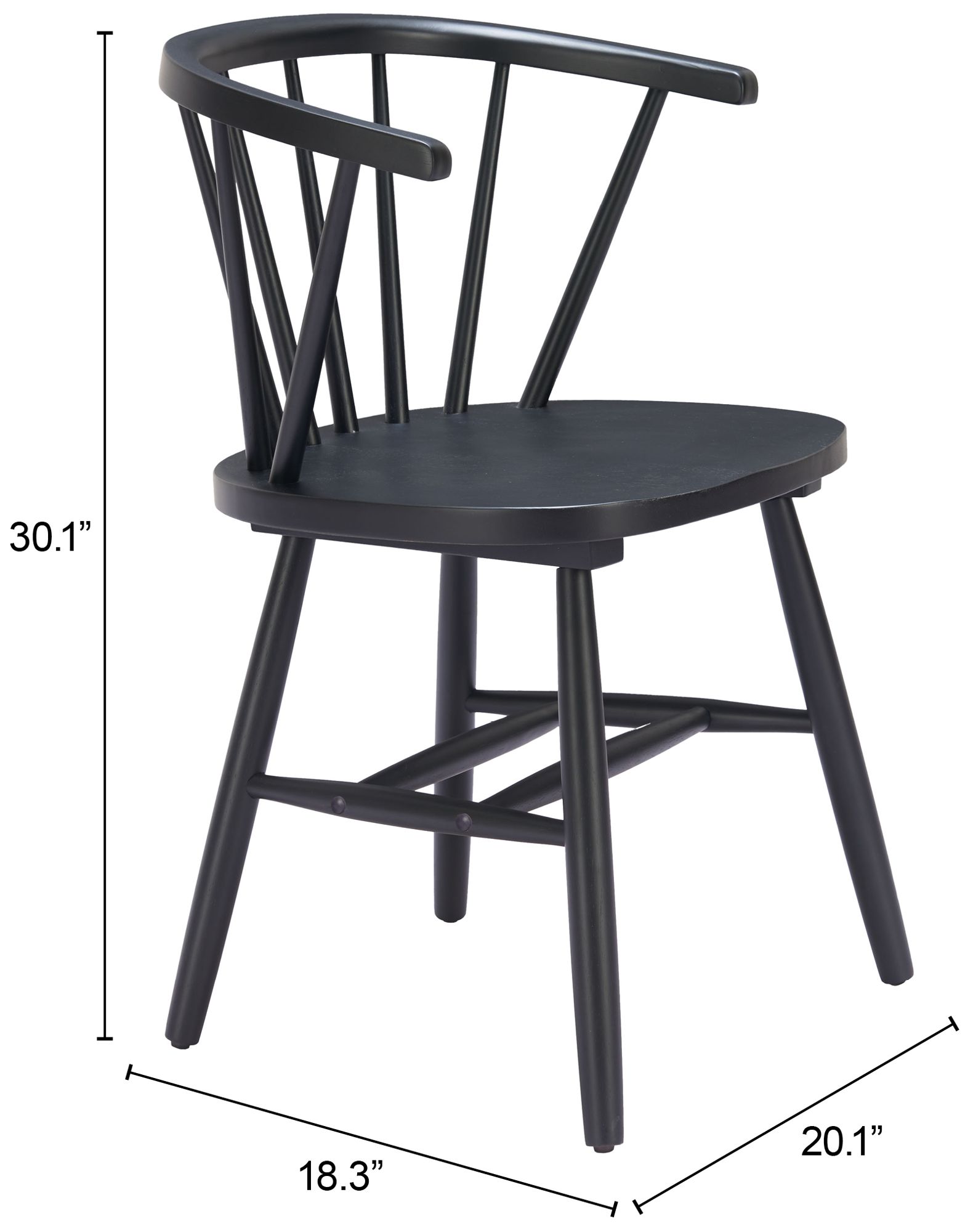 Image 7 Stenger Dining Chair (Set of 2) Black more views