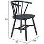 7_Stenger Dining Chair (Set of 2) Black more views