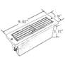 Thumbnail4 of Stensor 9" Wide Cast Brass Louvered Step Light more views
