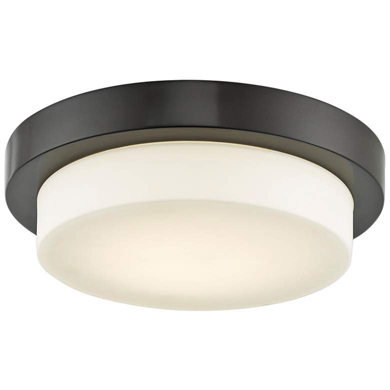 Image 2 Step 11 inch Wide Bronze LED Ceiling Light