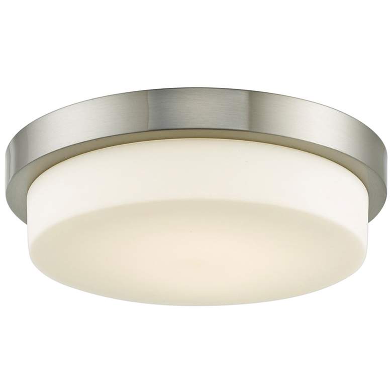 Image 2 Step 13 inch Wide Brushed Nickel LED Ceiling Light