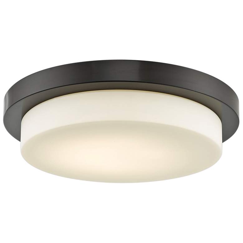 Image 1 Step 16" Wide Bronze Modern LED Ceiling Light