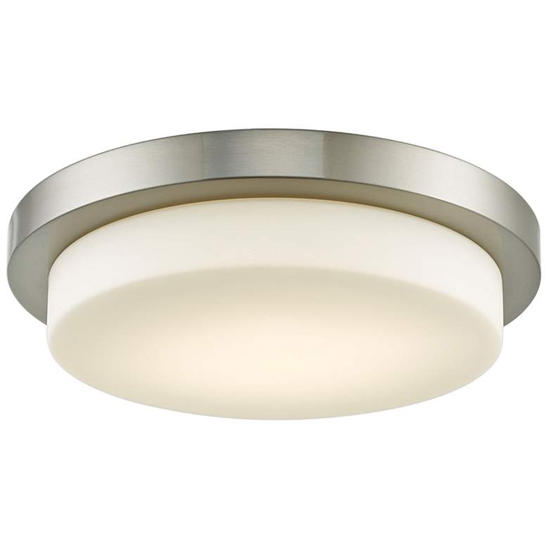 Image 2 Step 16" Wide Brushed Nickel LED Ceiling Light
