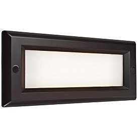 Image1 of Step 8 3/4" Wide Bronze Opal Lens Outdoor LED Step Light