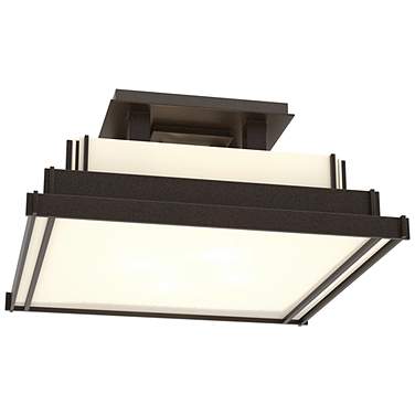 Steppe 17" Wide Oil-Rubbed Bronze Ceiling Light
