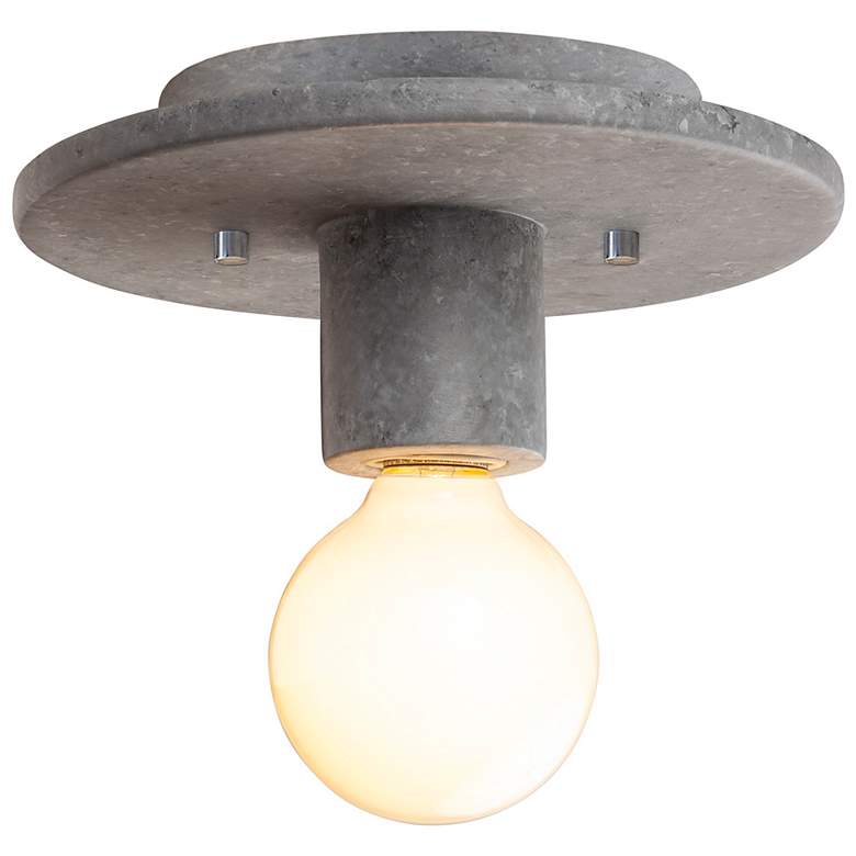Image 4 Stepped Discus Flush-Mount - Concrete more views
