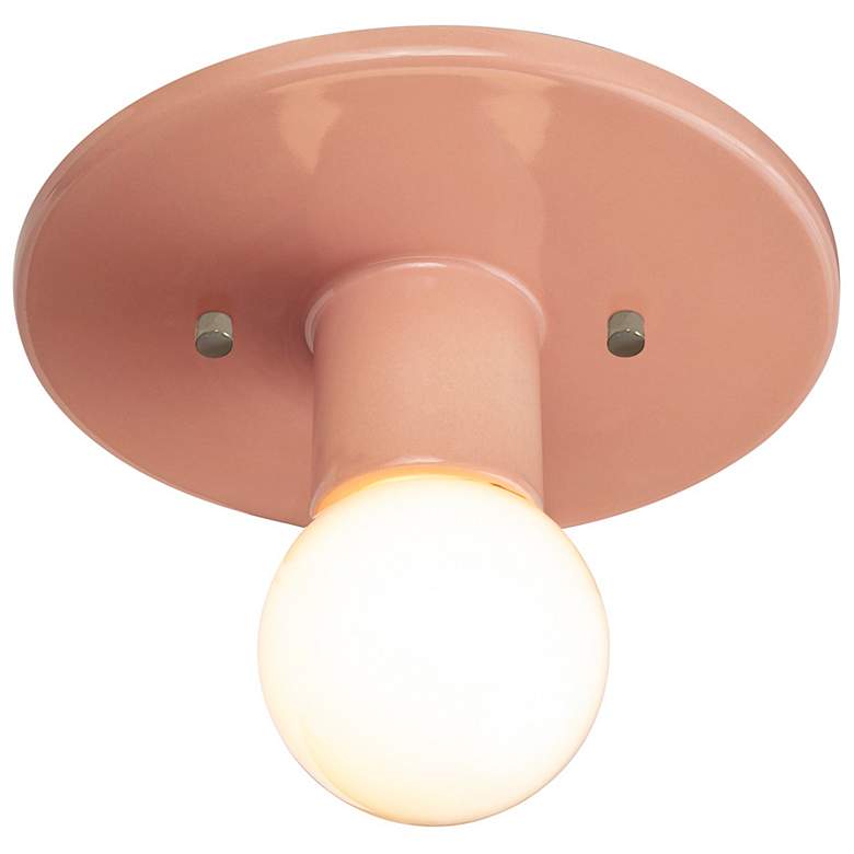 Image 1 Stepped Discus Flush-Mount - Gloss Blush