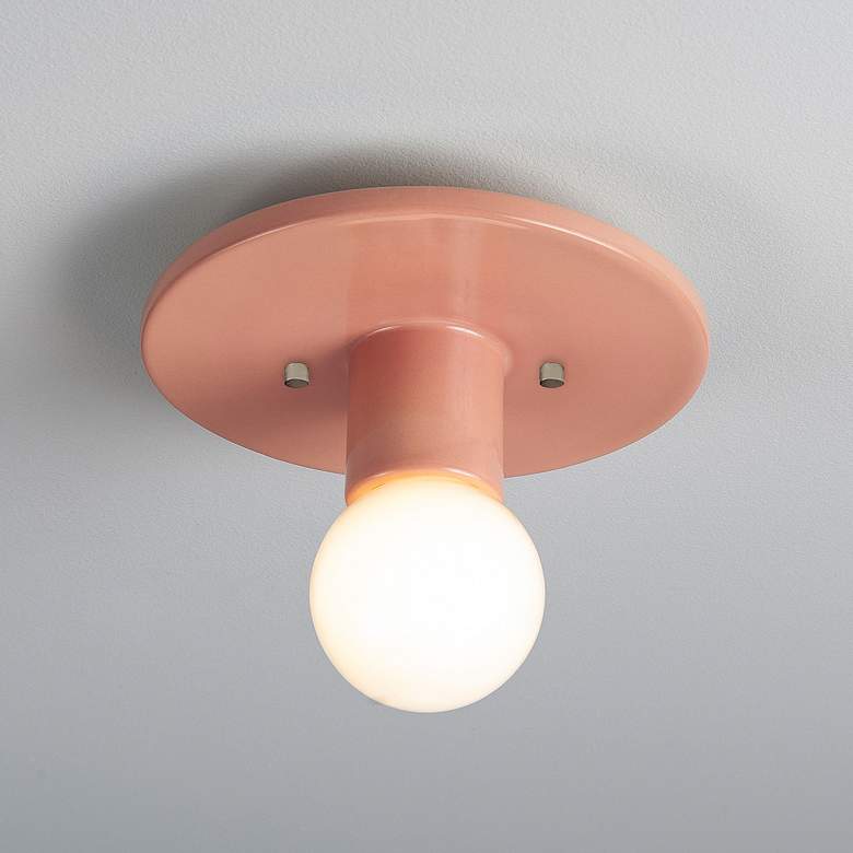 Image 1 Stepped Discus Flush-Mount - Gloss Blush