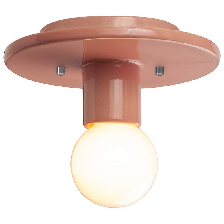 Image 4 Stepped Discus Flush-Mount - Gloss Blush more views