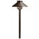 Stepped Dome 22 1/2"H Textured Bronze LED Low Voltage Path Light