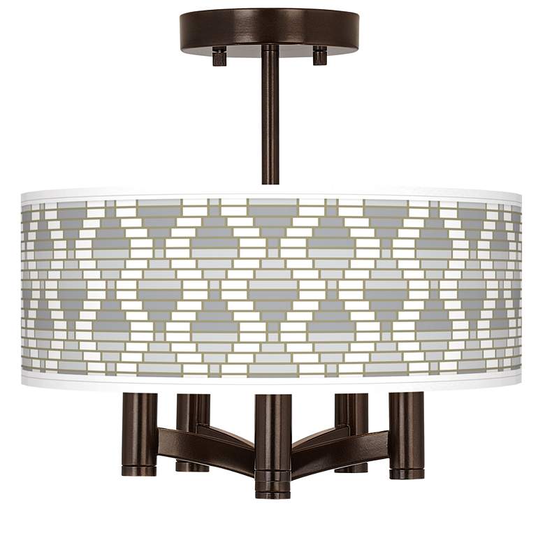 Image 1 Stepping Out Ava 5-Light Bronze Ceiling Light