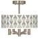 Stepping Out Ava 5-Light Nickel Ceiling Light