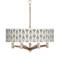 Stepping Out Ava 6-Light Nickel Pendant Chandelier
