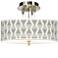 Stepping Out Giclee 14" Wide Ceiling Light