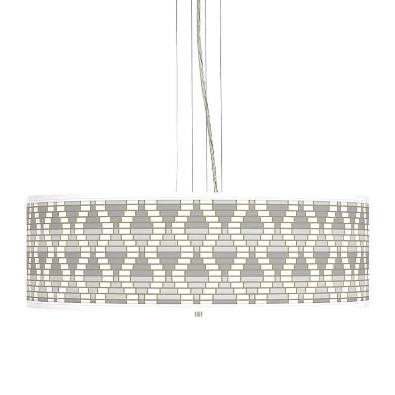 Stepping Out Giclee 24&quot; Wide 4-Light Pendant Chandelier