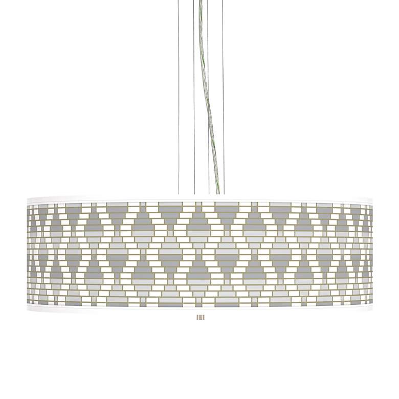 Image 1 Stepping Out Giclee 24 inch Wide 4-Light Pendant Chandelier