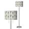 Stepping Out Giclee Brushed Nickel Garth Floor Lamp