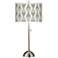 Stepping Out Giclee Brushed Nickel Table Lamp