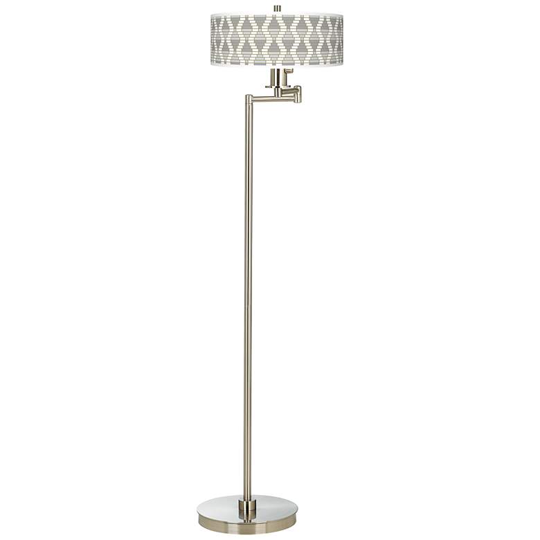 Image 1 Stepping Out Giclee Energy Efficient Swing Arm Floor Lamp