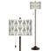 Stepping Out Giclee Glow Bronze Club Floor Lamp