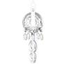 2_Sterling 15"H x 5"W 1-Light Crystal Wall Sconce in Silver