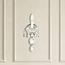1_Sterling 15"H x 5"W 1-Light Crystal Wall Sconce in Silver