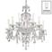 Sterling 29"W Heritage Crystal Chandelier with Dimmer