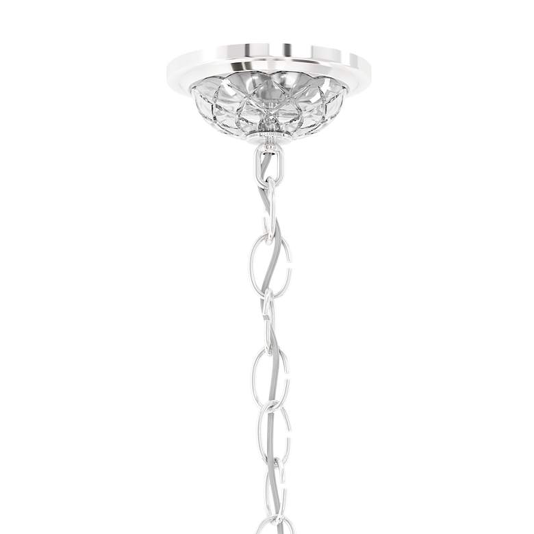 Image 5 Sterling 6-Light Chandelier in Silver with Swarovski Crystal more views