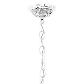 Image5 of Sterling 7-Light Chandelier in Silver with Swarovski Crystal more views