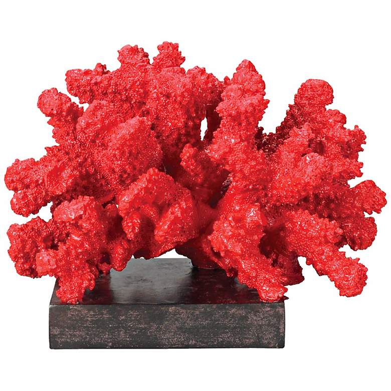 Image 1 Sterling Fire Island Coral 6" High Display Statue
