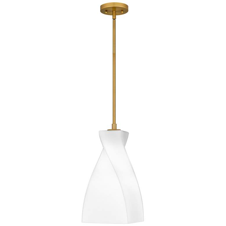 Image 2 Stetson 1-Light Brushed Gold Mini Pendant