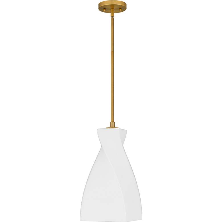 Image 3 Stetson 1-Light Brushed Gold Mini Pendant more views