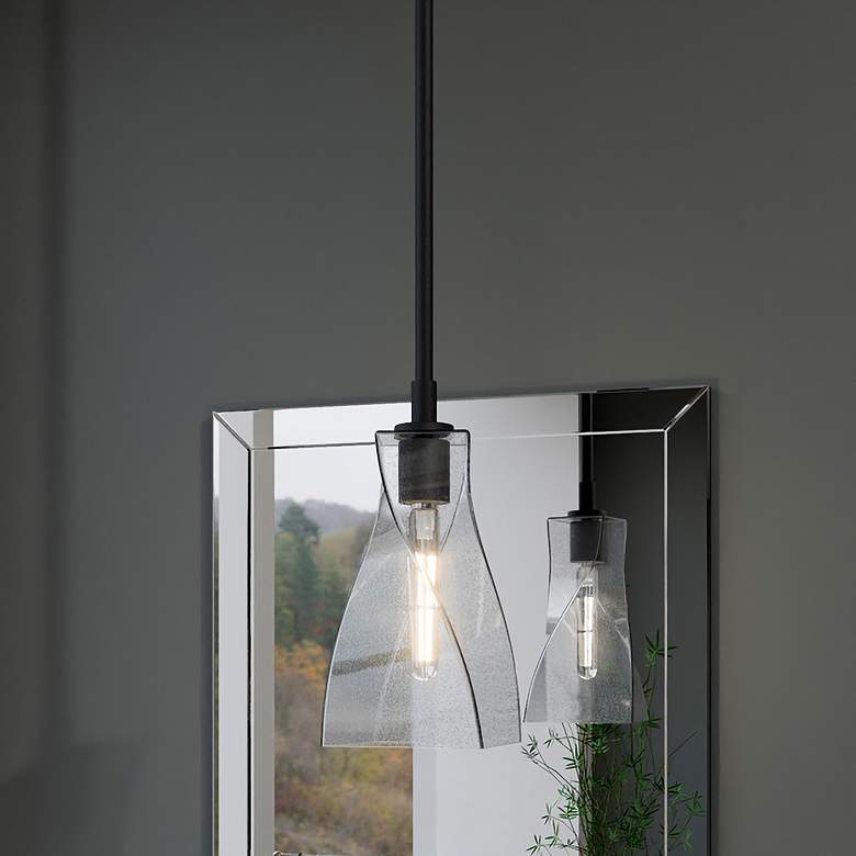Image 1 Stetson 1-Light Matte Black Mini Pendant