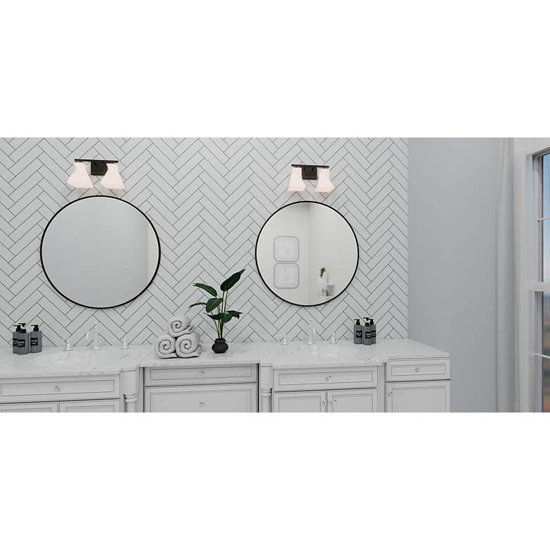 Image 6 Stetson 2-Light Matte Black Bath Light more views