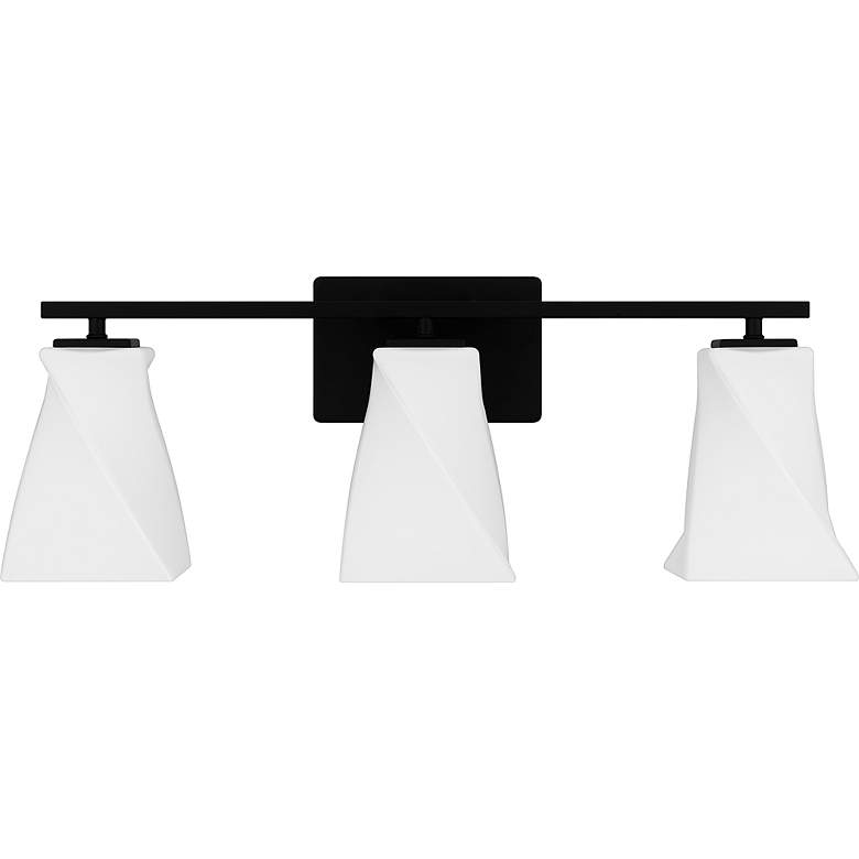 Image 3 Stetson 3-Light Matte Black Bath Light more views