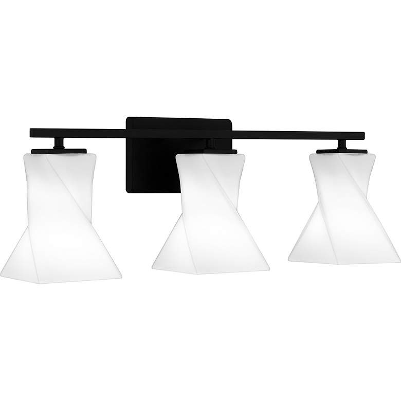 Image 4 Stetson 3-Light Matte Black Bath Light more views