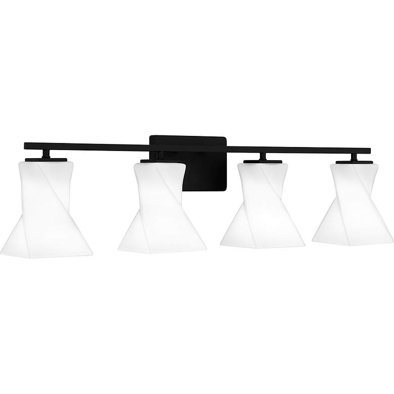 Image 4 Stetson 4-Light Matte Black Bath Light more views