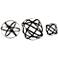 Stetson Dark Bronze Open Spheres - Set of 3 by Uttermost