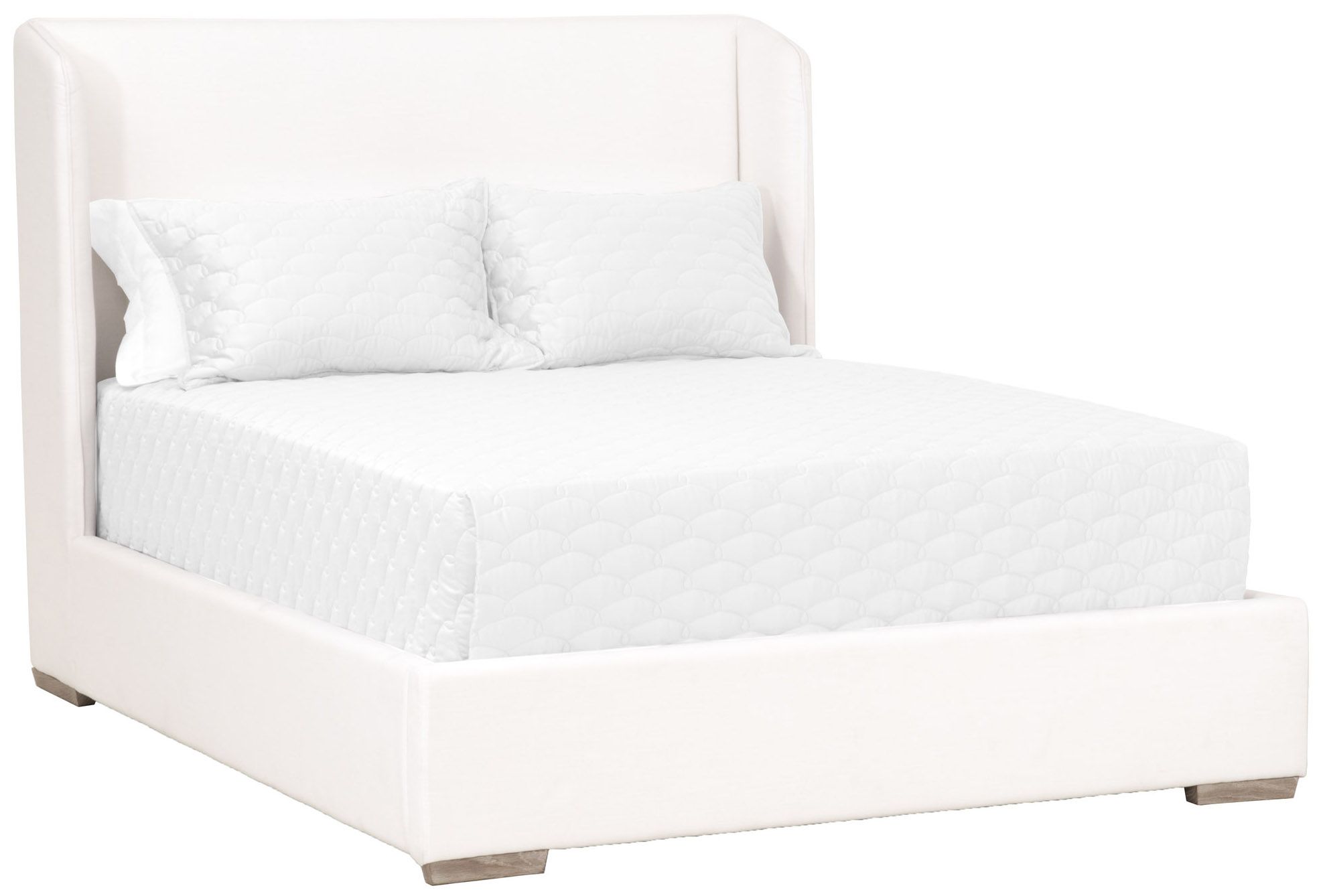 Image 2 Stewart Cal King Bed, LiveSmart Peyton-Pearl, Natural Gray Oak more views
