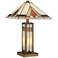 Stewart Tiffany-Style Mechintosh Night Light Table Lamp