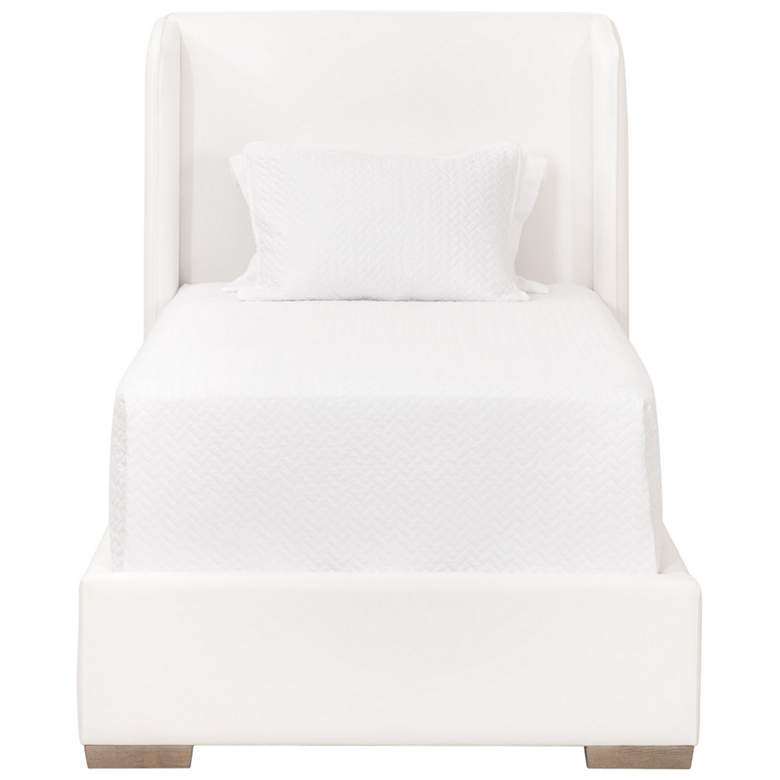 Image 1 Stewart Twin Bed, LiveSmart Peyton-Pearl, Natural Gray Oak
