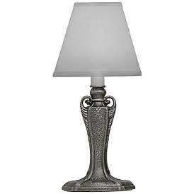 Image1 of Stiffel 10 1/2" High Charcoal Metal Accent Table Lamp