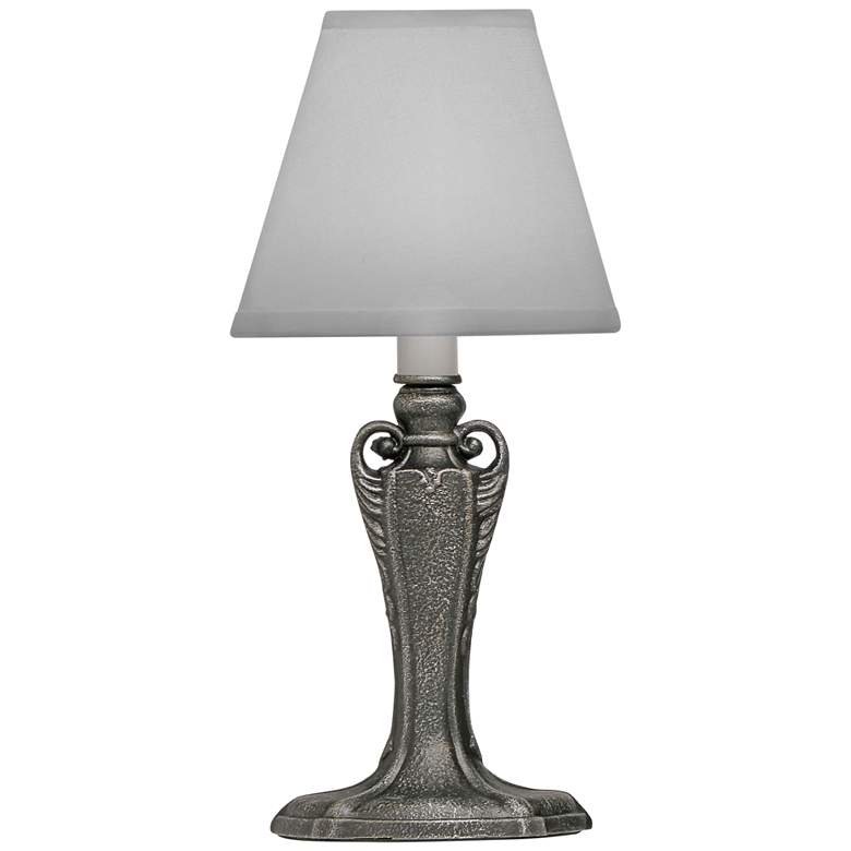 Image 1 Stiffel 10 1/2" High Charcoal Metal Accent Table Lamp