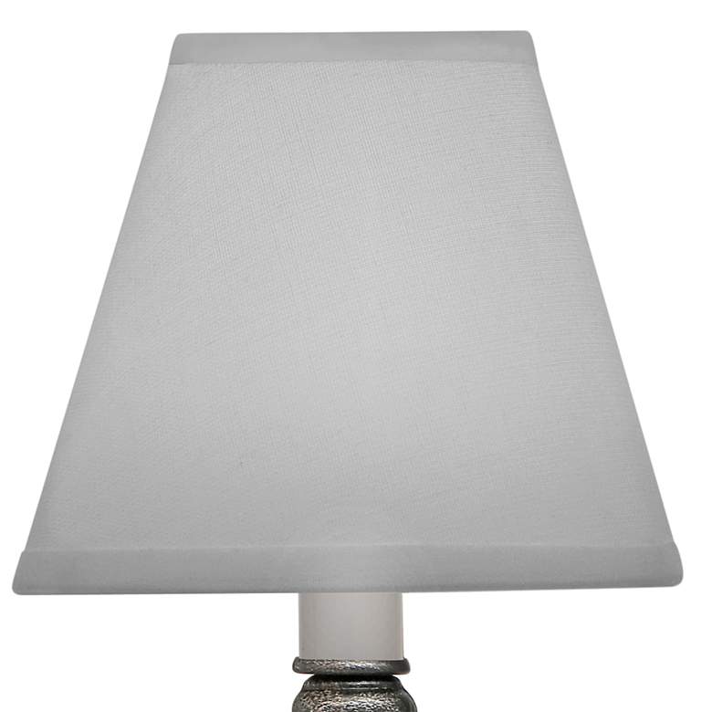 Image 2 Stiffel 10 1/2 inch High Charcoal Metal Accent Table Lamp more views