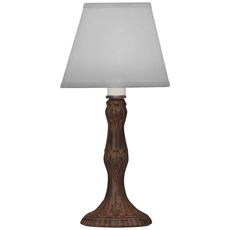 Image 1 Stiffel 10 1/2" High Rust Metal Accent Table Lamp