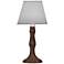 Stiffel 10 1/2" High Rust Metal Accent Table Lamp